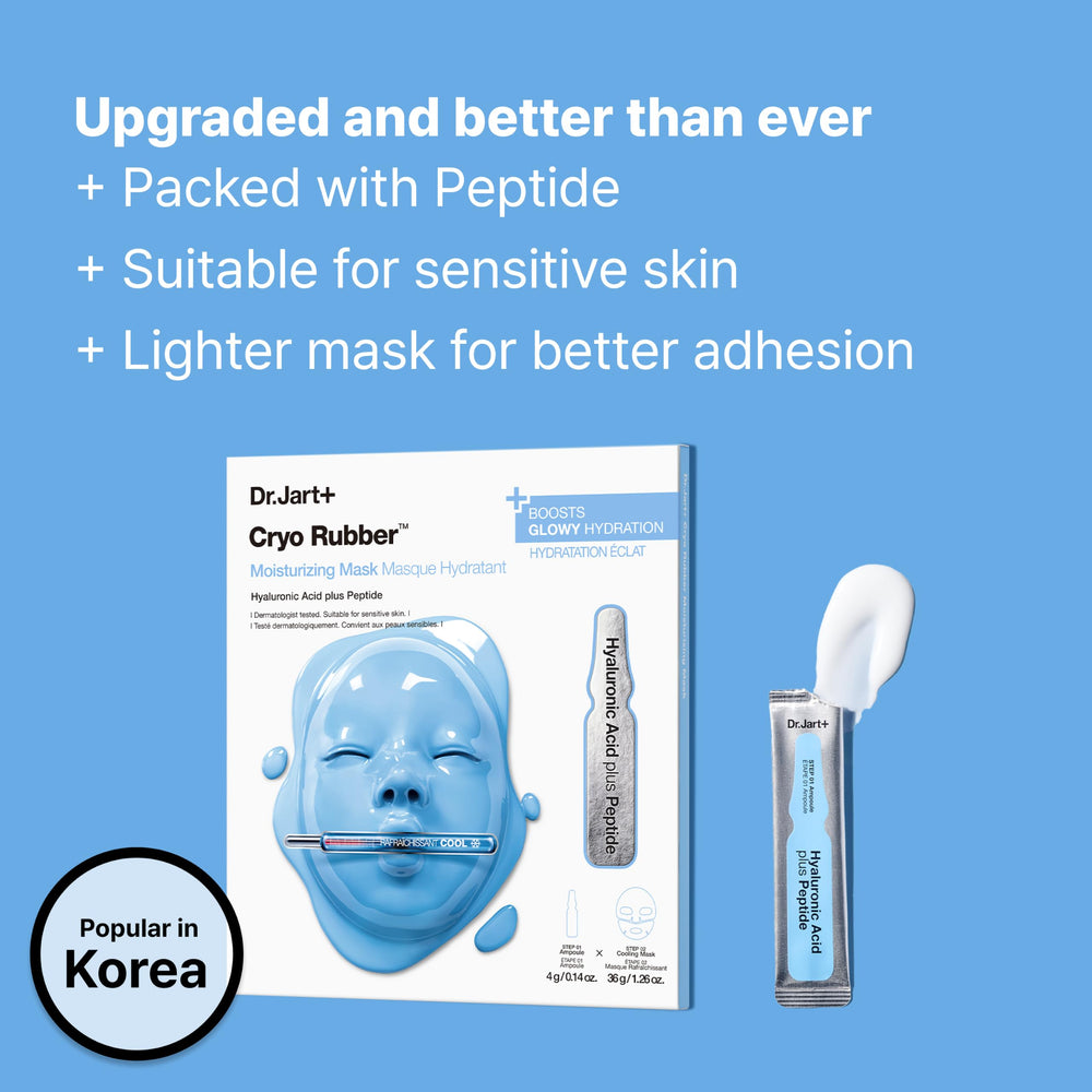 Dr.Jart+ rubber mask close-up texture illustrating cooling barrier