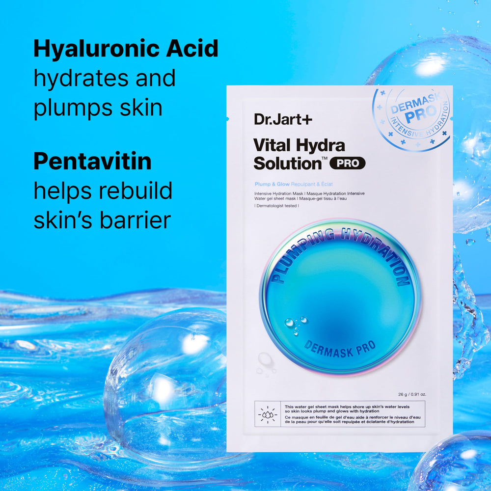 Dr.Jart+ mask being applied to face showing even coverage and quick absorption