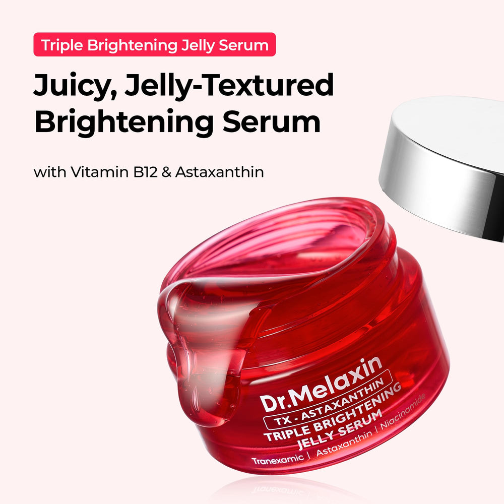 Dr.Melaxin serum on hand absorbed quickly for fast-acting hydration and glow