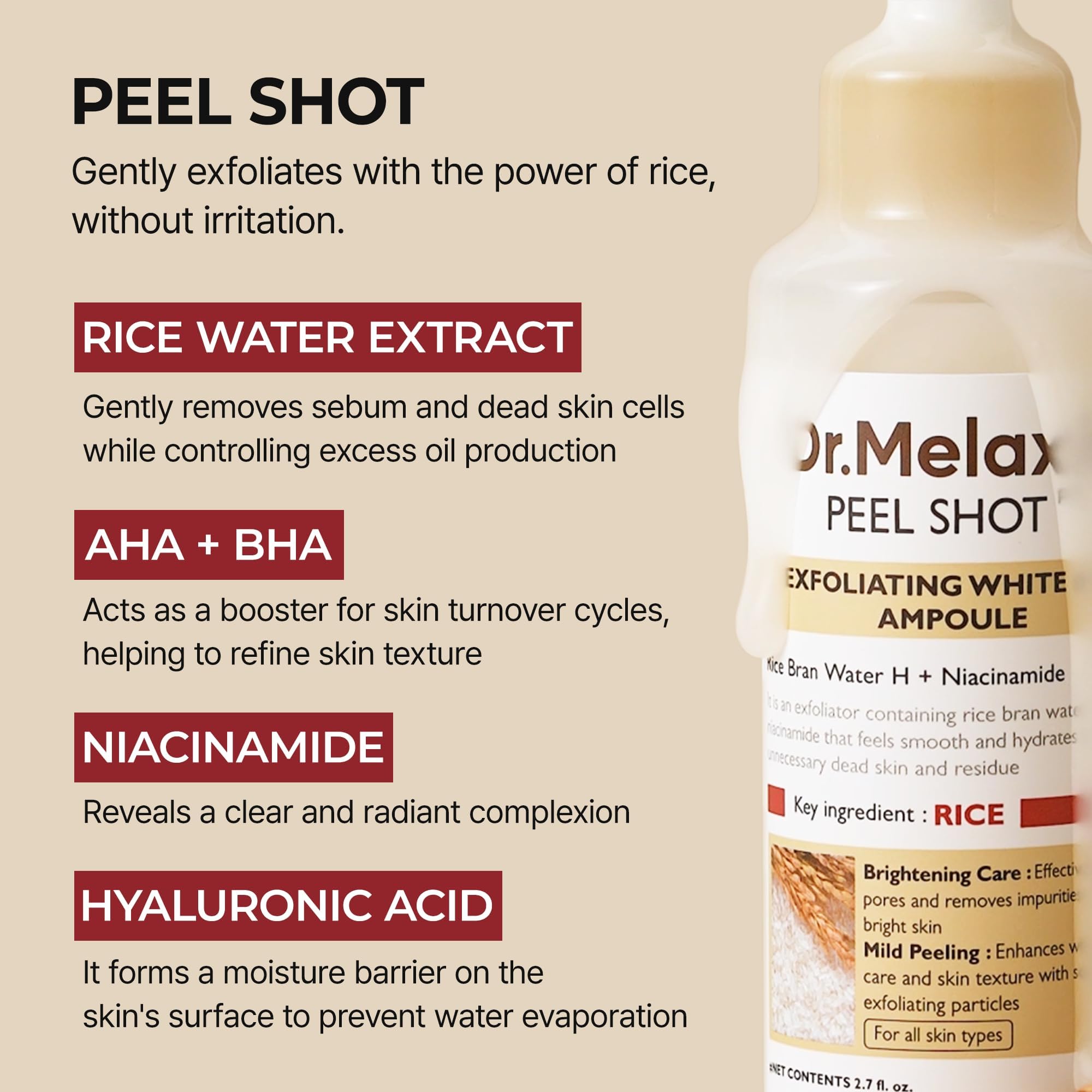Dr.Melaxin before and after pores comparison for clearer skin