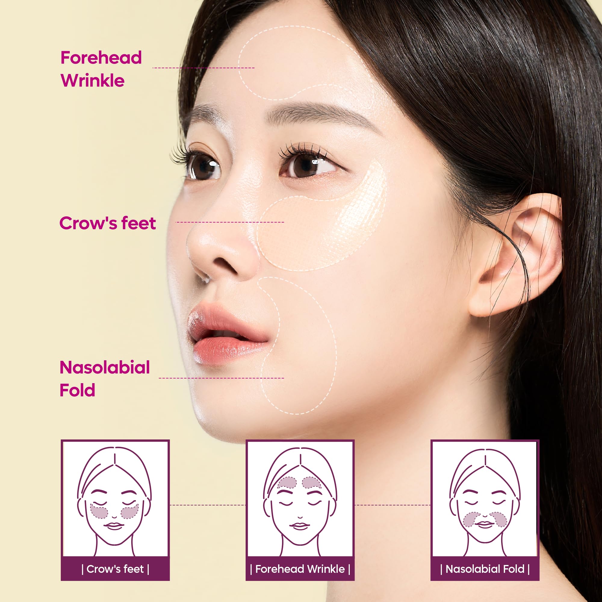 Dr.Melaxin patches on vanity near mirror showing at-home spa treatment