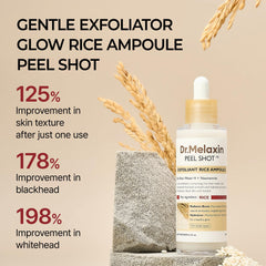 Dr.Melaxin dropper dispensing serum showing smooth gel texture