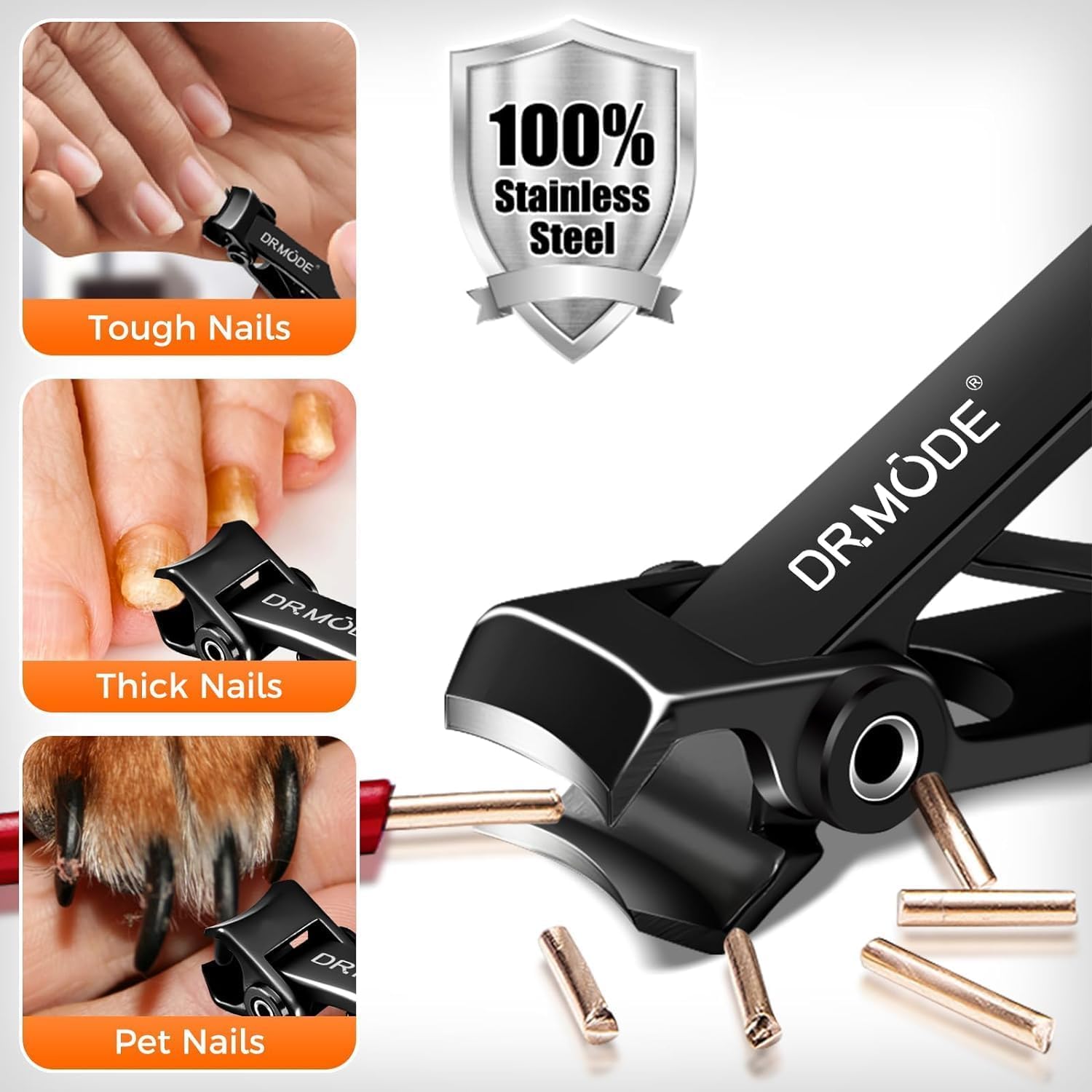 DRMODE long handle with anti-slip hollow design providing better leverage and control
