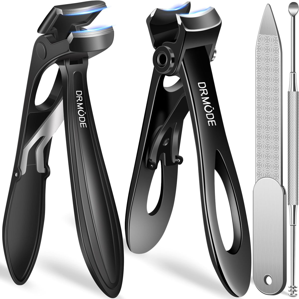 DRMODE front view of angled toenail clipper showing robust construction and easy handling