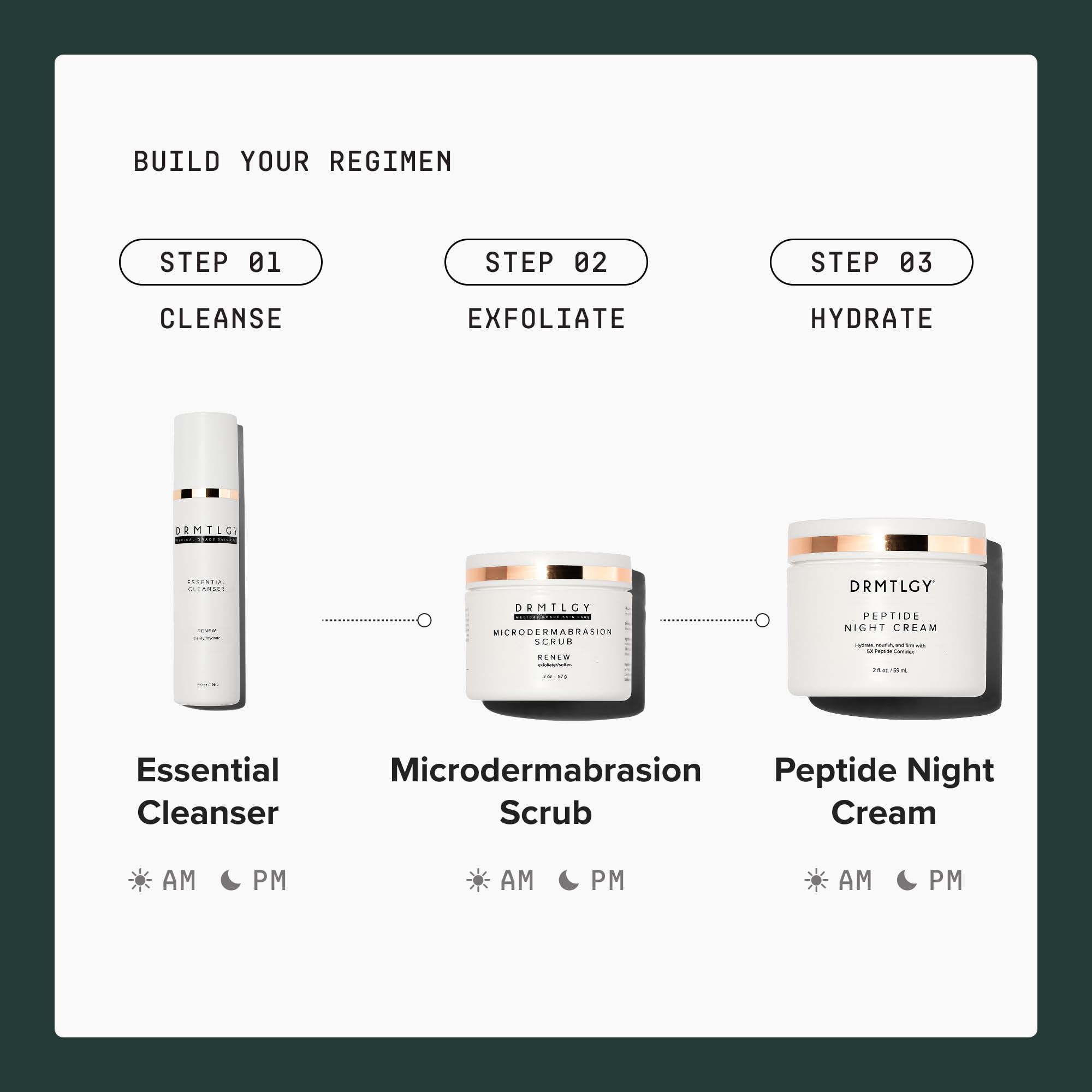 DRMTLGY smooth skin after use showing refined texture benefits