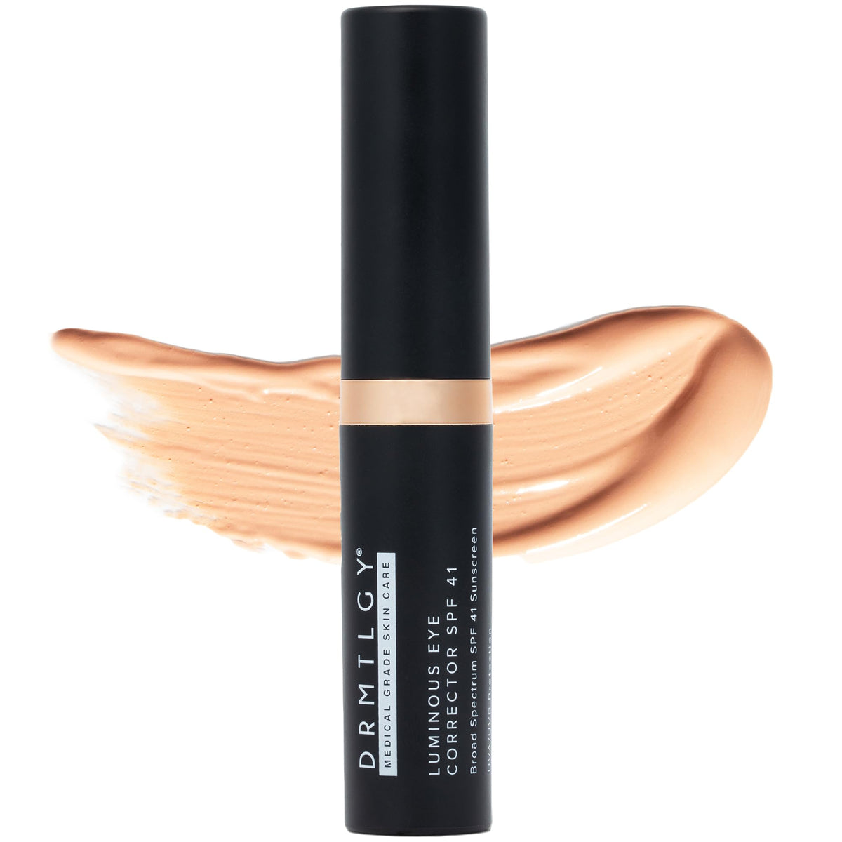 DRMTLGY front packaging of Luminous Eye Corrector showing label and medium shade