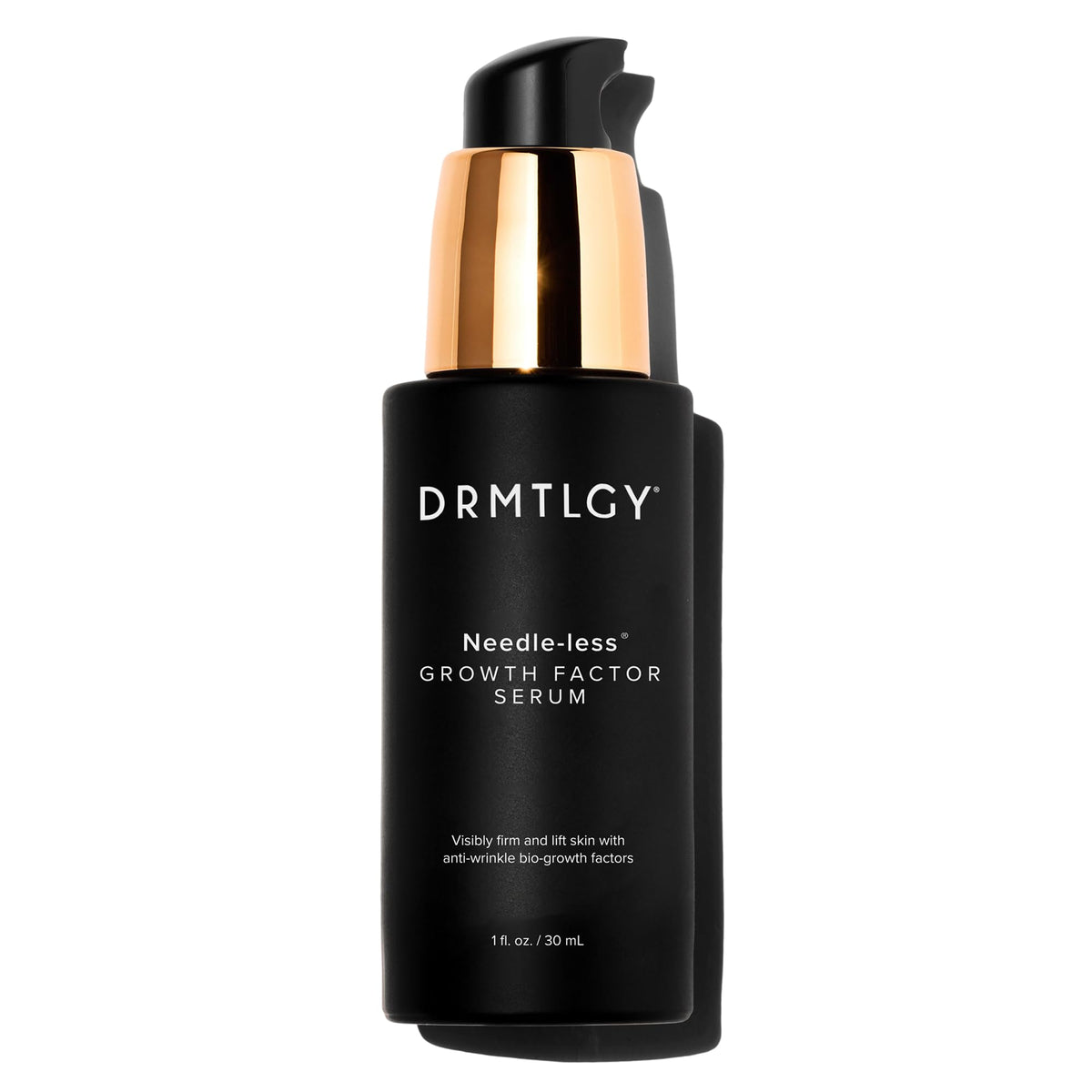 DRMTLGY front bottle showing product and clean design benefits visible brand clarity
