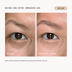 DRMTLGY close-up of peach-corrector texture showing smooth blendable finish
