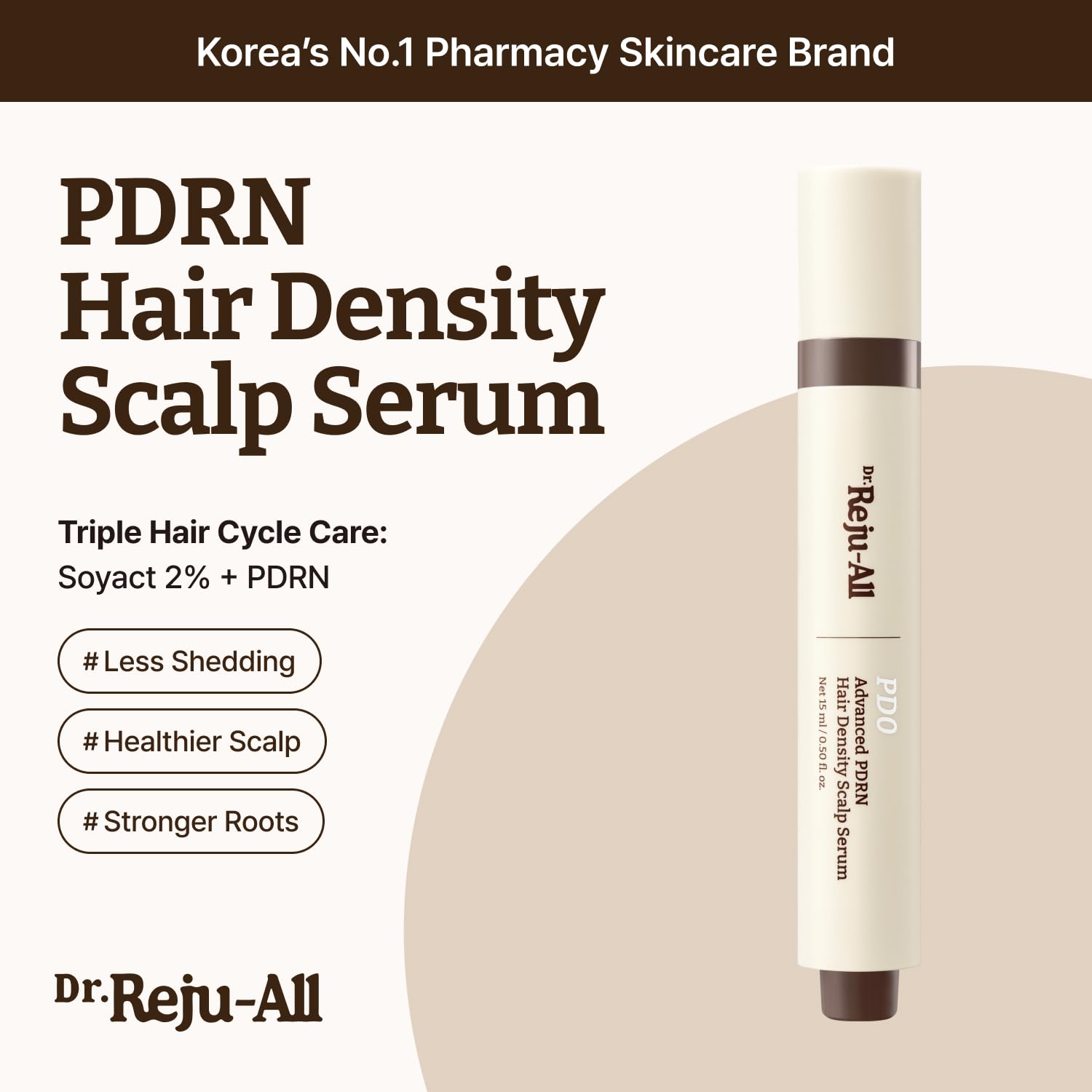 Dr.Reju-All metal ball applicator detail providing cooling, precise scalp application