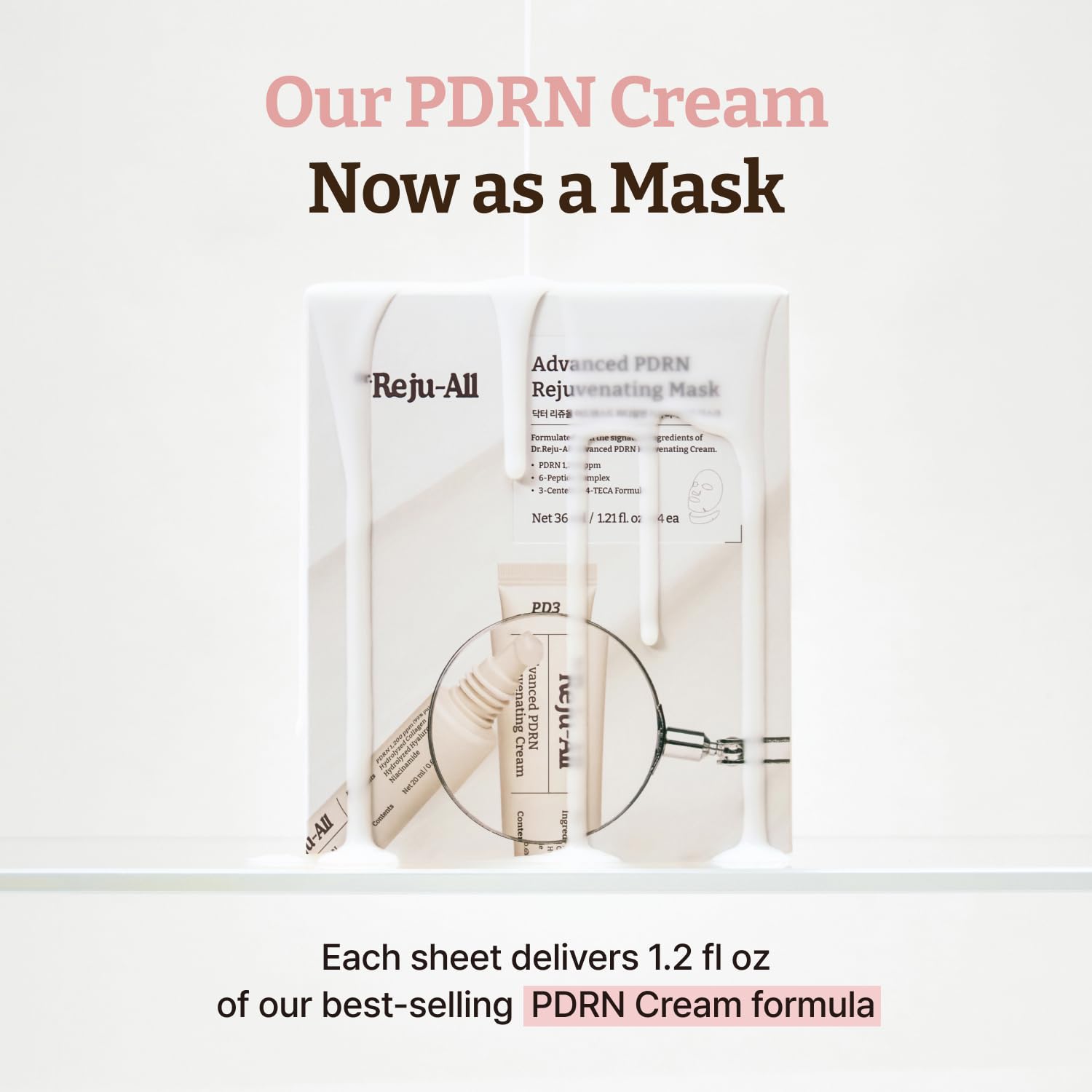 Dr.Reju-All ingredient label highlighting collagen and niacinamide support