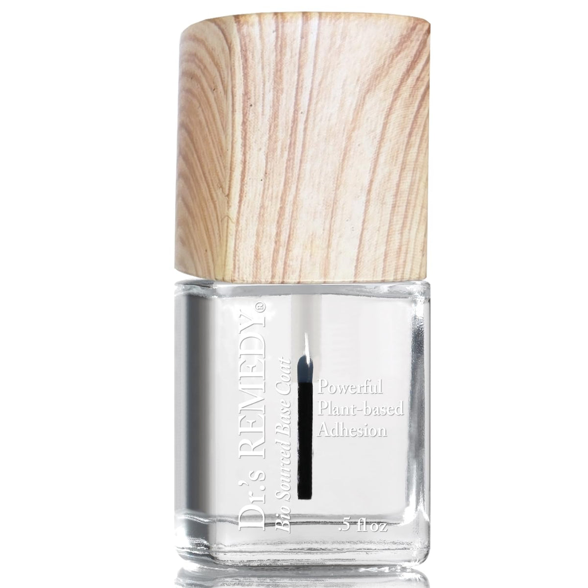 Dr.'s Remedy clear base coat front packaging shows product and benefits