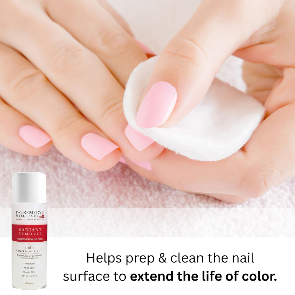 Dr.'s Remedy close-up label emphasizing organic ingredients and doctor-formulated care