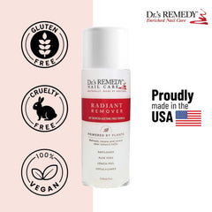 Dr.'s Remedy safflower and aloe display indicating botanical nourishment and hydration