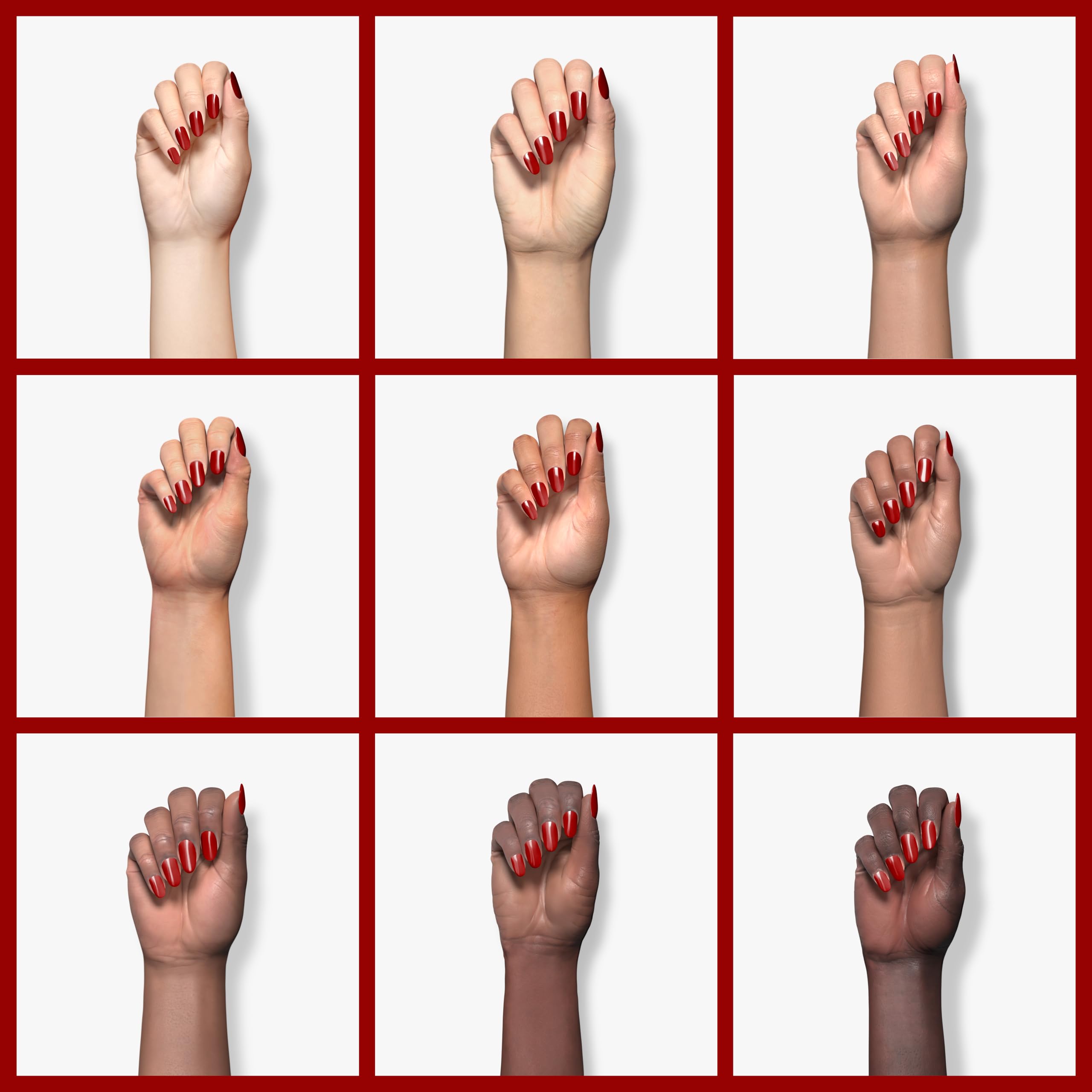 Dr.'s Remedy RESCUE Red texture swatch demonstrating opaque coverage and shine benefit
