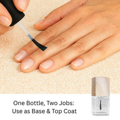 Dr.'s Remedy TOTAL brush and cap detail applying smooth even strokes, improves application