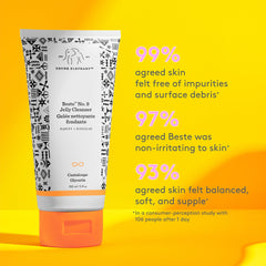 Drunk Elephant travel-size bottle in hand demonstrating compact 150 ml scale and convenience