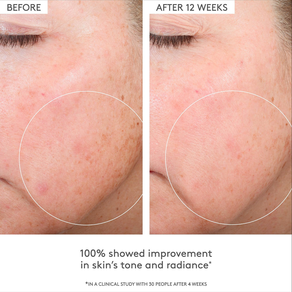 Drunk Elephant activated serum on fingertip texture, shows lightweight absorption benefit