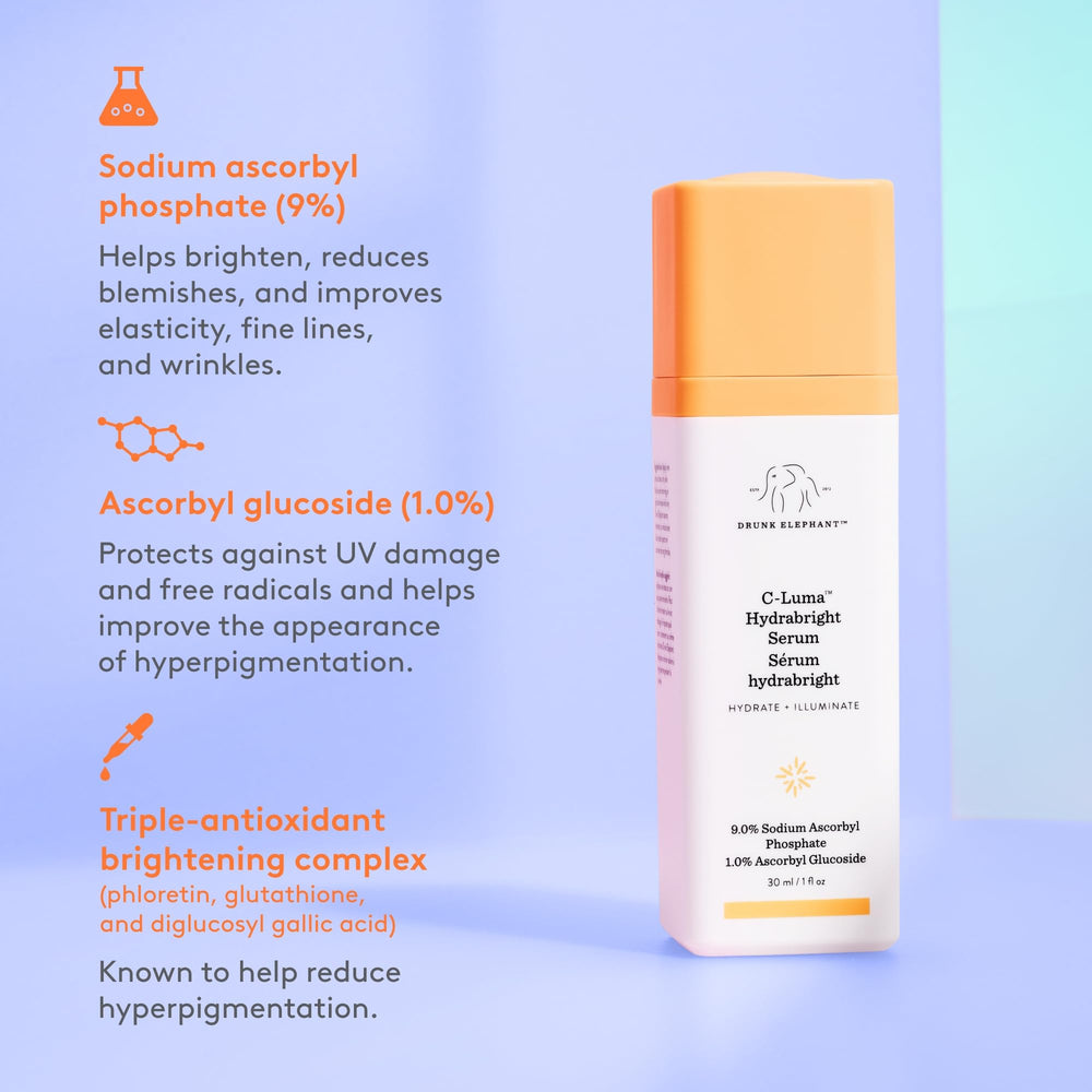 Drunk Elephant 30ml size comparison on scale, clarifies product volume