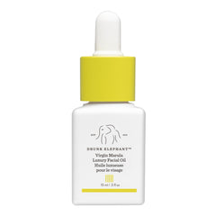 Drunk Elephant marula oil front bottle showing clean packaging and nourishing benefits