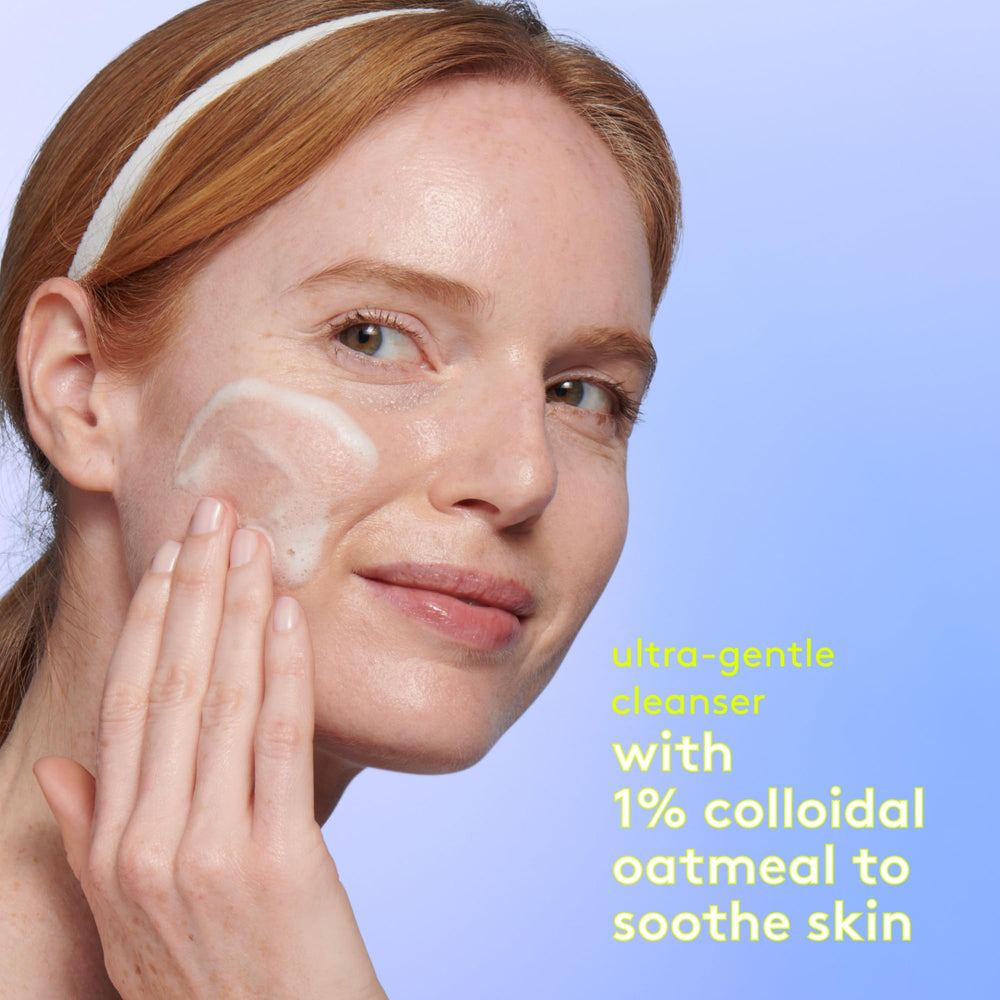 Close-up of Drunk Elephant cream texture showing gentle, low-lather formula