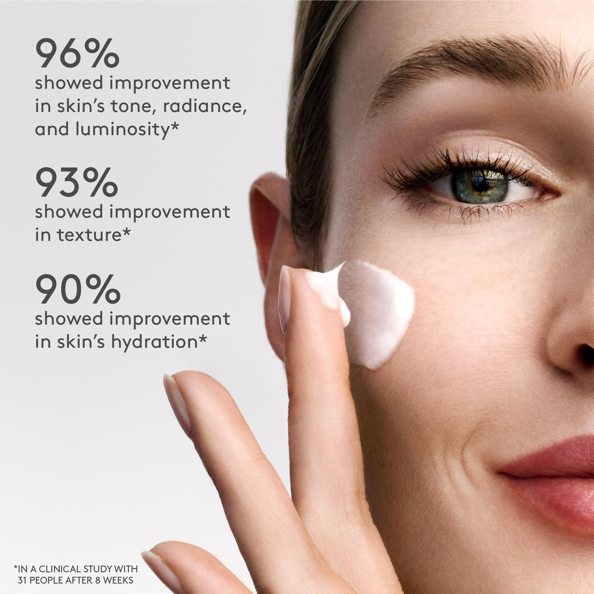Drunk Elephant cream texture close-up highlighting lightweight, fast-absorbing hydration