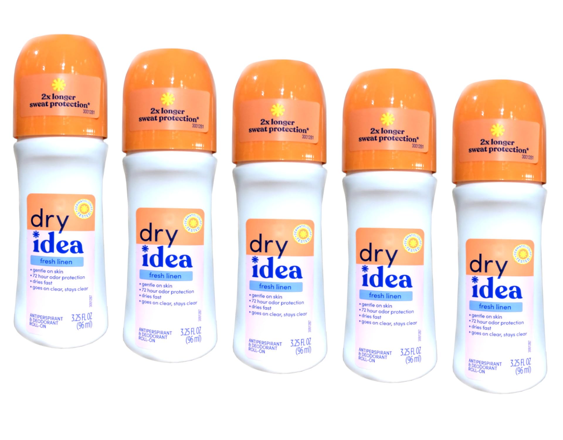 Dry Idea front packaging showing bottle and branding, clear benefit of reliable protection