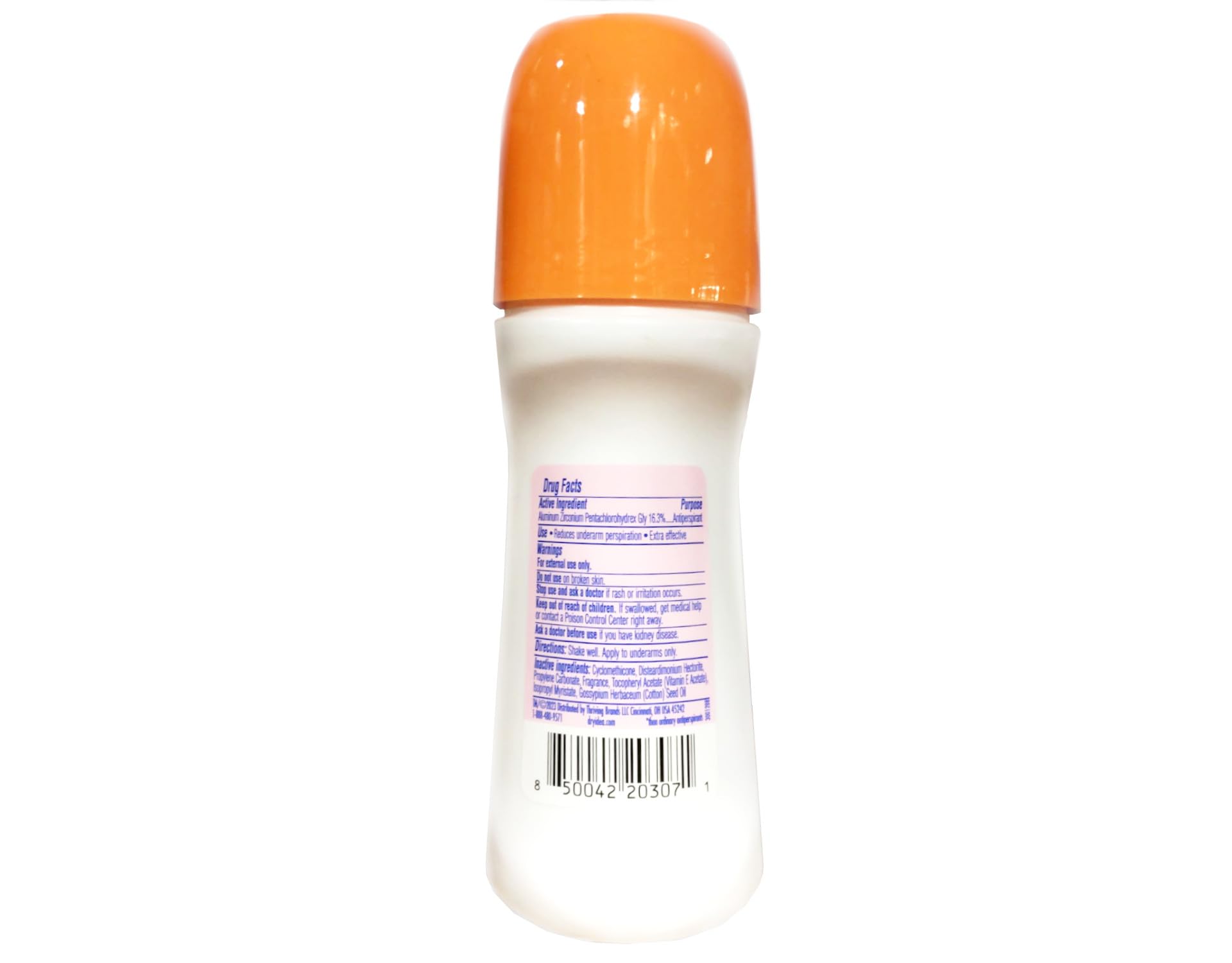 Dry Idea roll-on top and applicator detail demonstrating precise, even application