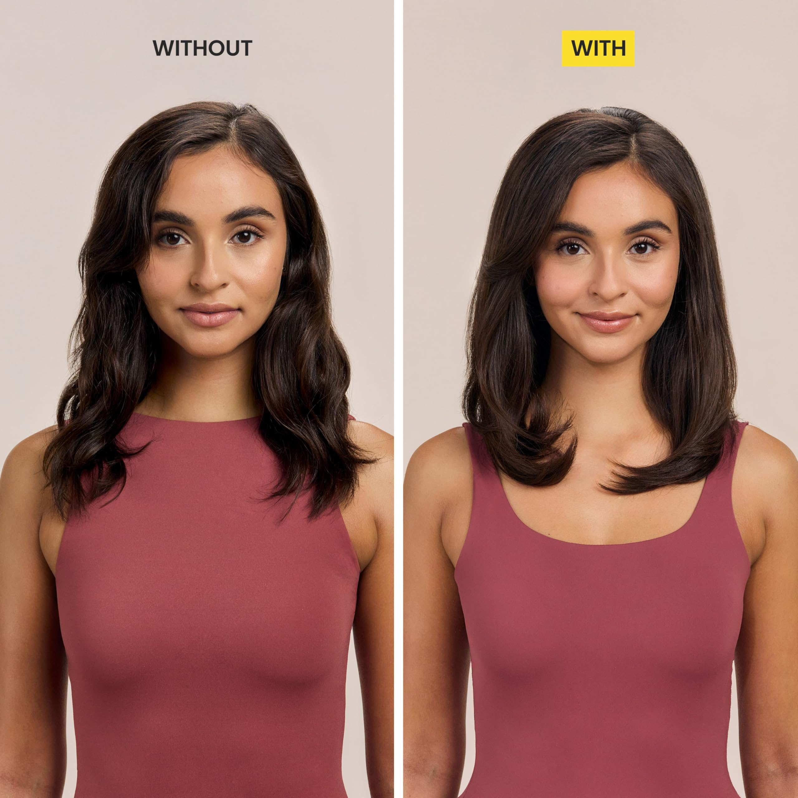 Drybar nozzle close-up showing fine mist texture that provides lightweight finish