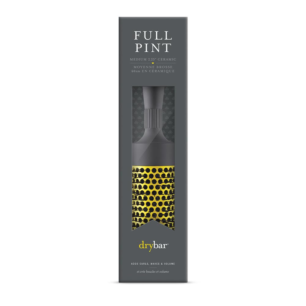 Drybar brush on vanity setting illustrating salon-quality home styling