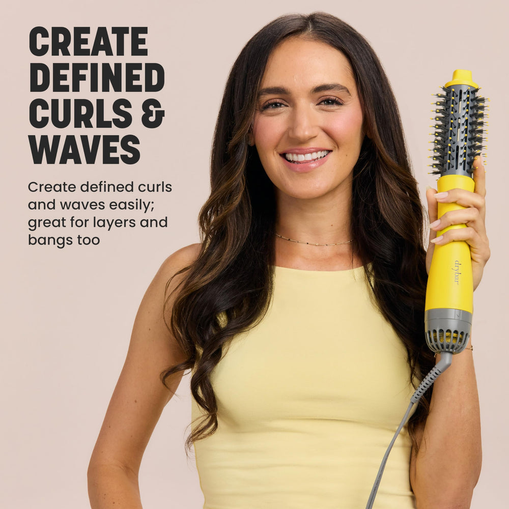 Drybar Half Shot Small bristles detail showing nylon and tufted grip for control