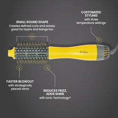 Drybar Half Shot Small held in hand showing lightweight ergonomic comfort