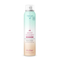 Drybar Hot Toddy front packaging showing bottle and branding for quick ID and benefit