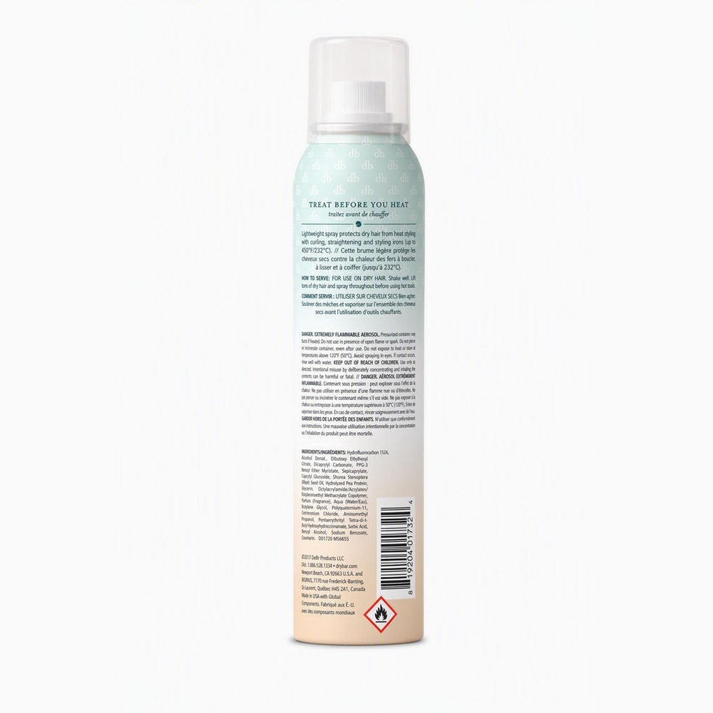 Marula oil and rice protein visual next to Drybar Hot Toddy indicating strengthening benefit