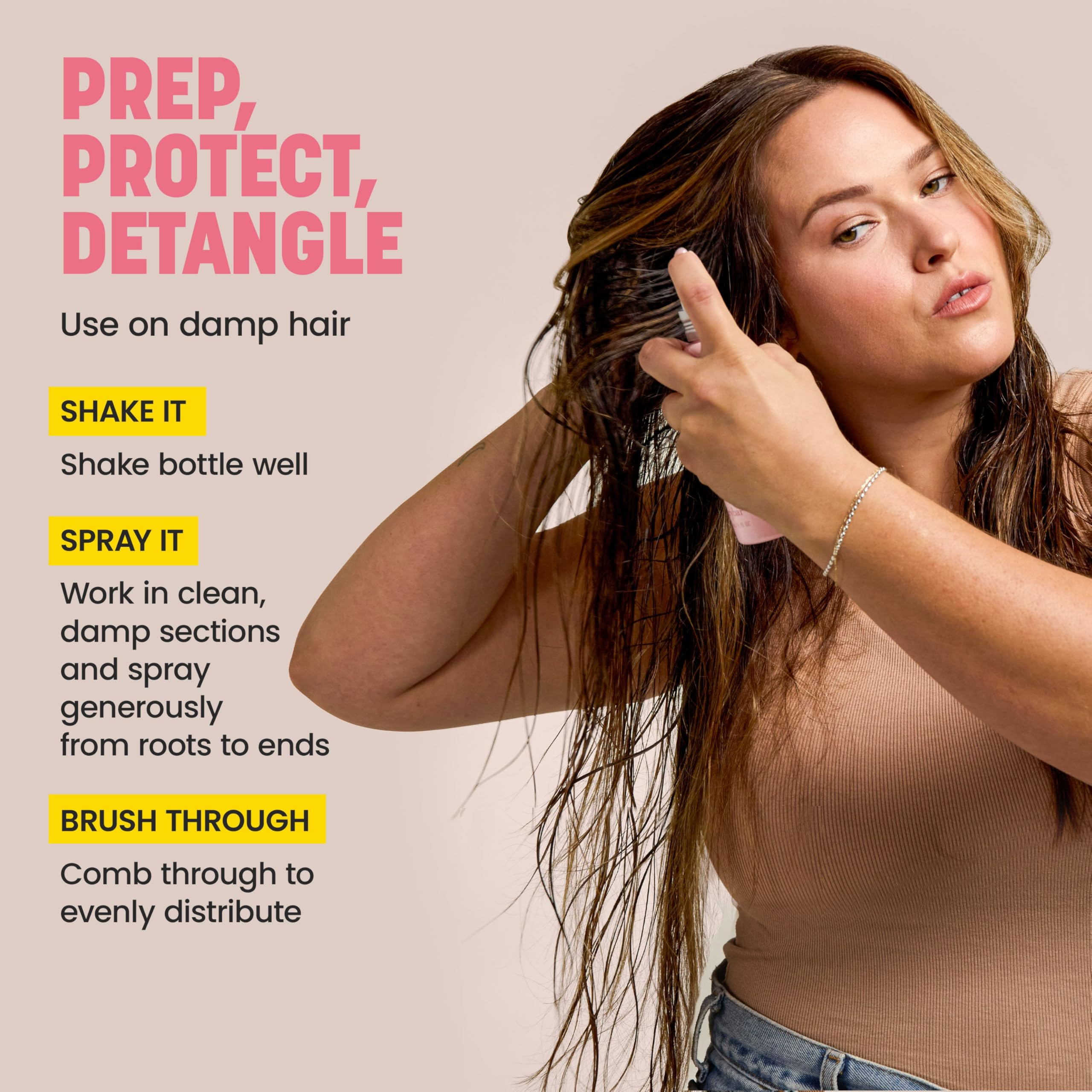 Drybar bottle staged in bathroom setting conveying daily routine convenience