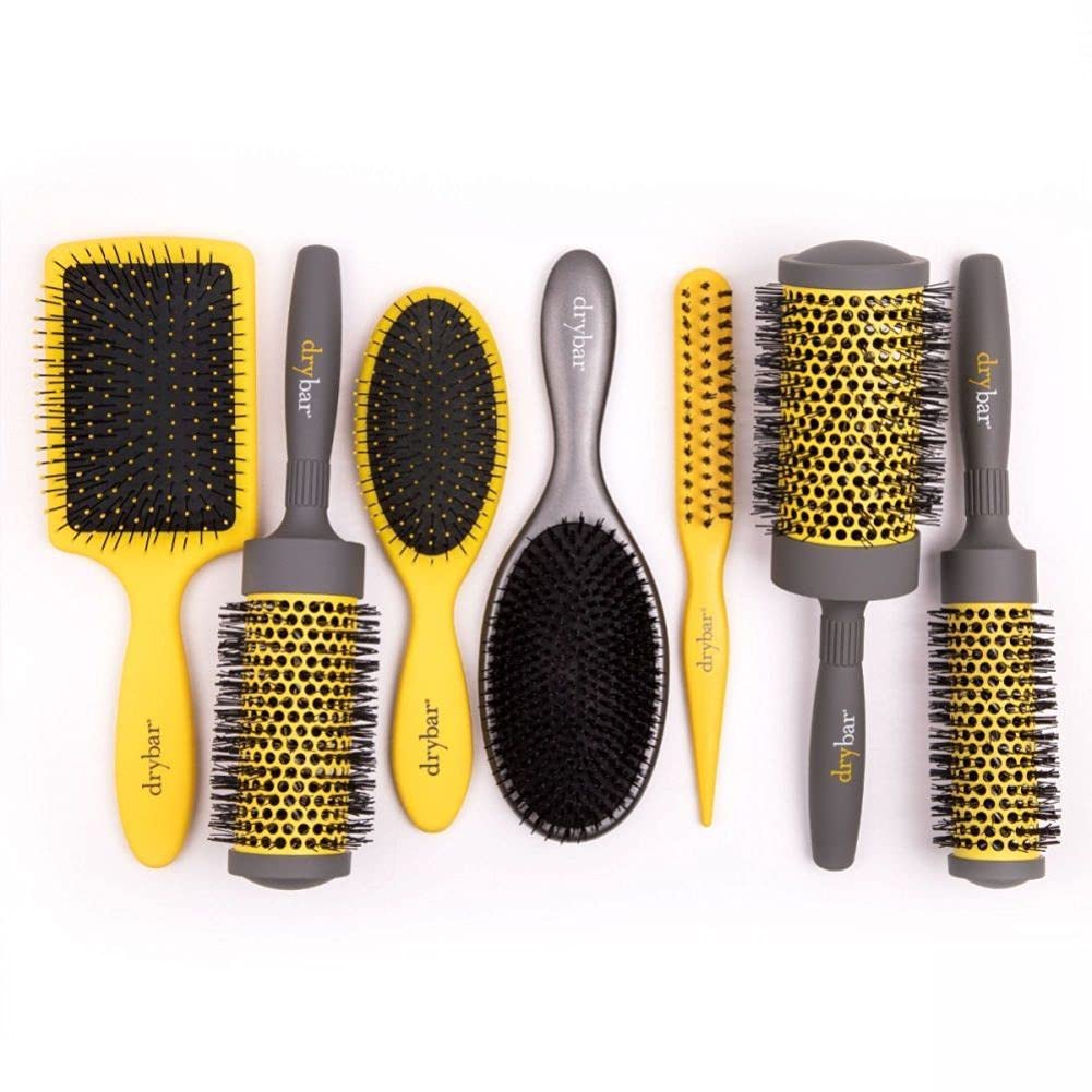 Drybar Super Lemon Drop packaging and label highlighting brand and travel-ready convenience
