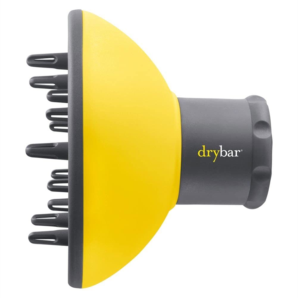 Drybar The Bouncer front view showing diffuser shape and easy attachment benefit