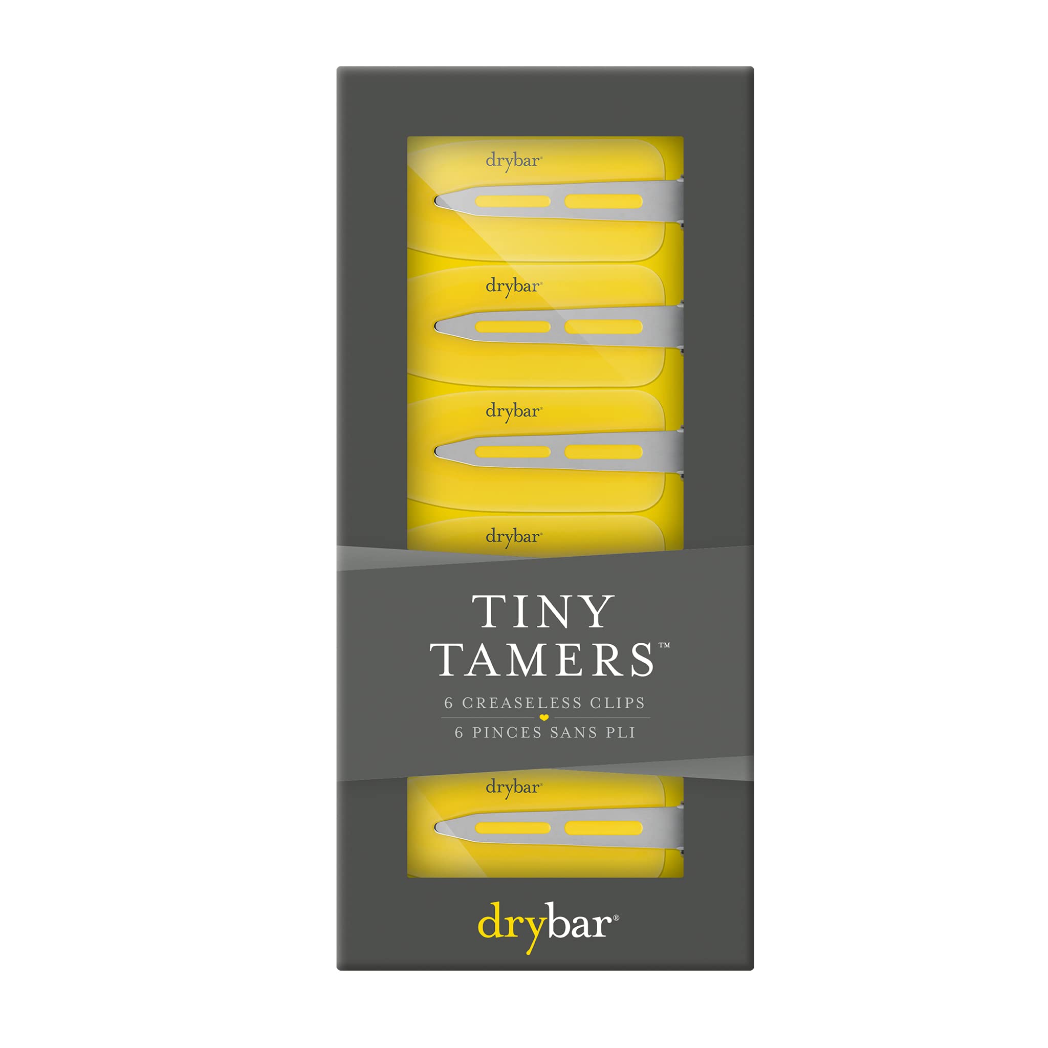 Drybar Tiny Tamers close-up of flat profile highlighting crease-free hold