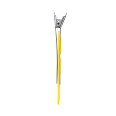 Drybar Tiny Tamers held in hand to show size and travel-friendly benefit