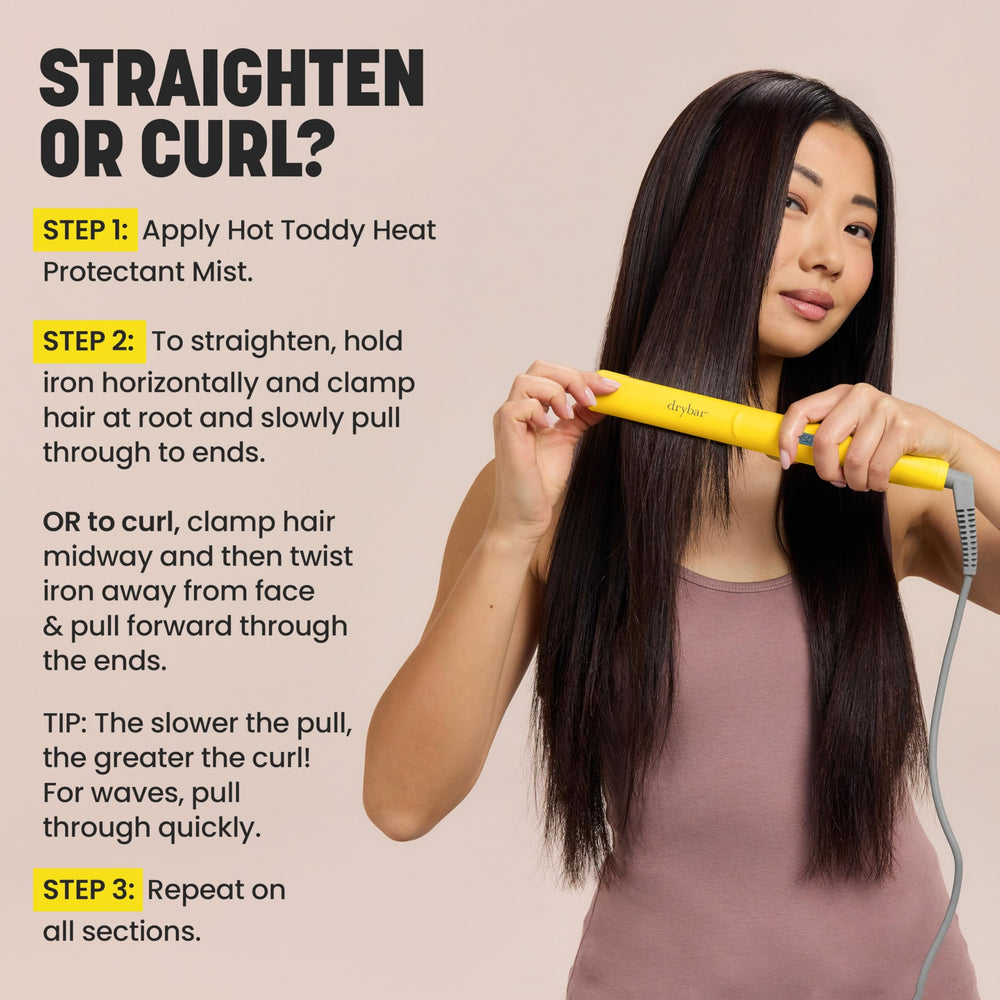Drybar packed in suitcase to show universal voltage travel-ready benefit