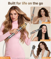 Dryhsip double-sided mirror comb top improving even styling and shine