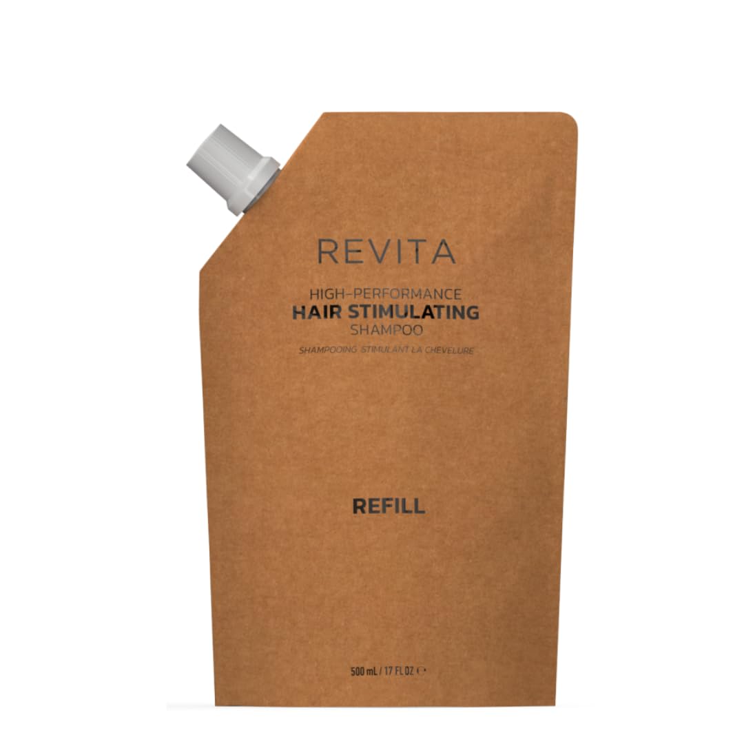 ds labs front view of 500 mL refill pouch showing branding and refill convenience