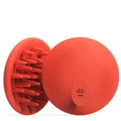 ds labs front view of scalp brush showing shape and bristles for easy control
