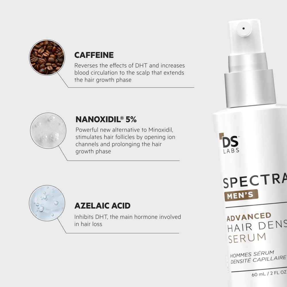 ds labs Revita and Spectral bottles in hand showing portable size benefit