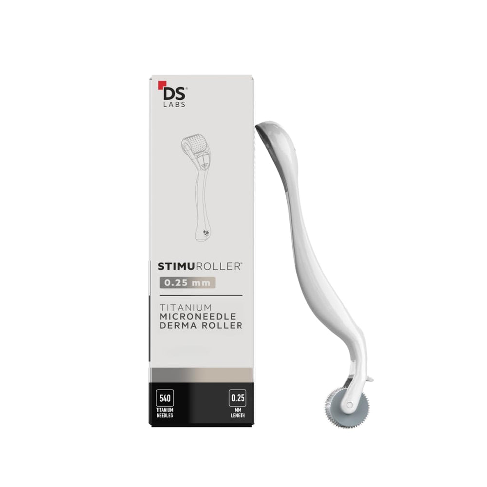 ds labs StimuROLLER front view showing ergonomic handle and roller benefits