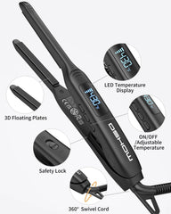 DSHOW curved handle detail showing ergonomic grip for comfortable styling benefit