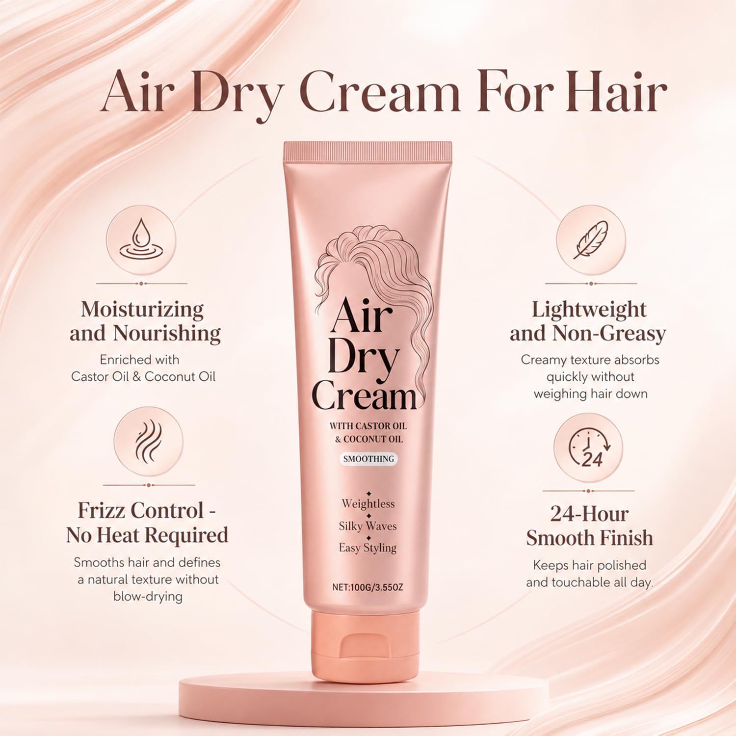 dssuoa castor and coconut oil ingredients supporting moisture