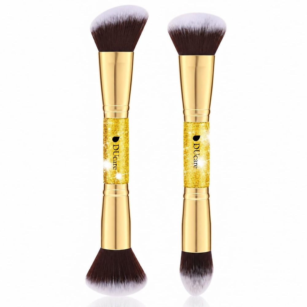 DUcare double-ended brush set front view showing four brush heads for versatile application