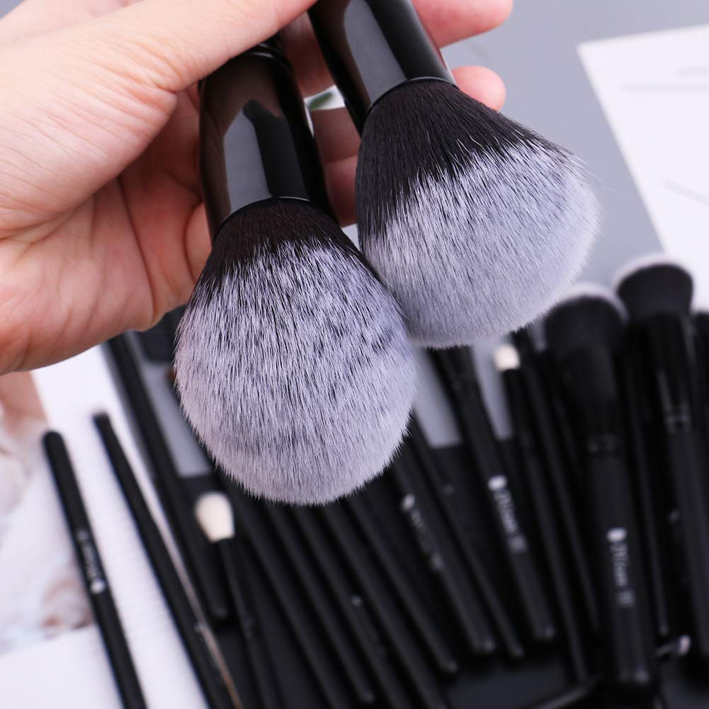DUcare array of eye brushes arranged to show variety and precise application