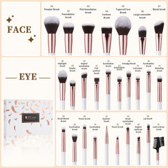 DUcare synthetic bristles close-up highlighting soft, low-shed texture