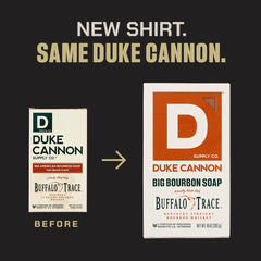 Duke Cannon close-up of bar texture showing triple-milled surface for rich lather